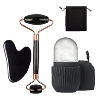 Ice Face Roller & Gua Sha Facial Care Set