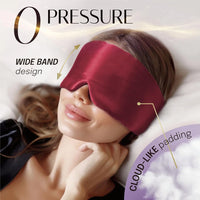100% Mulberry Silk Sleep Mask with Adjustable Velcro