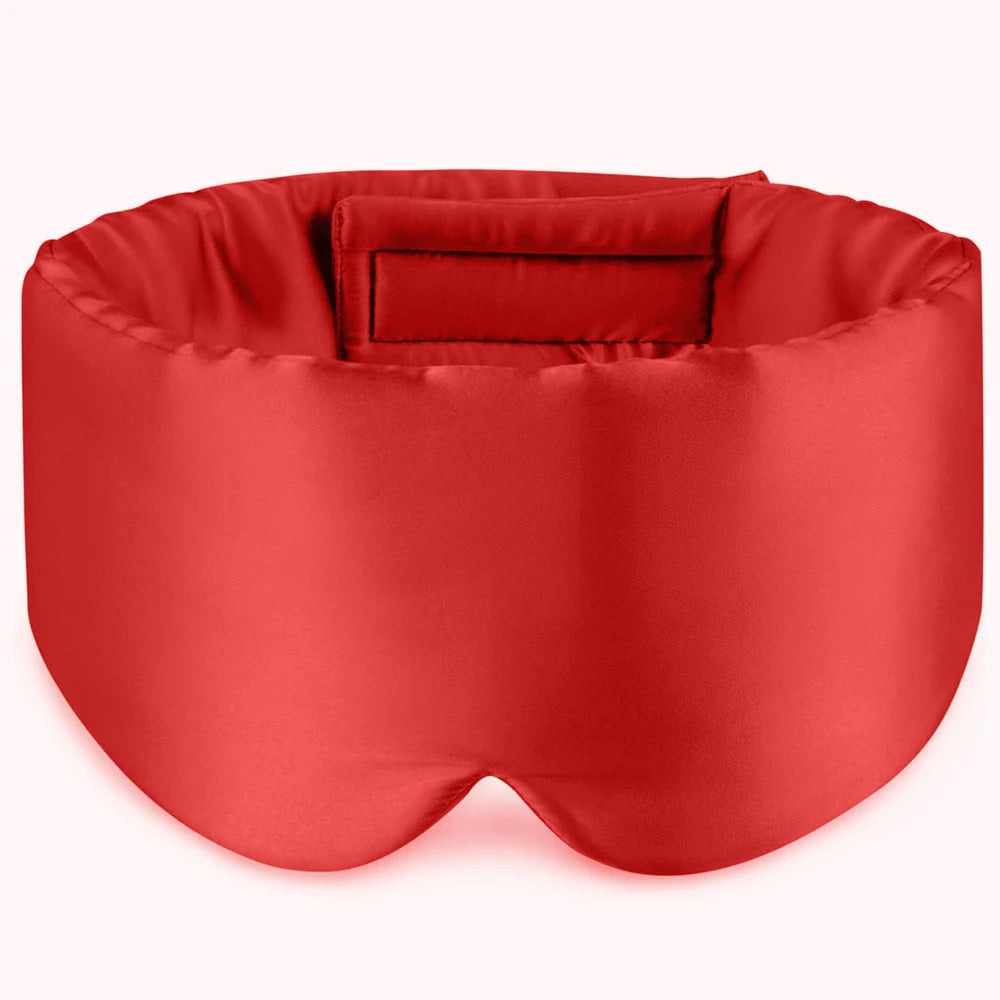 100% Mulberry Silk Sleep Mask with Adjustable Velcro