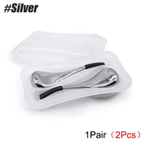 1Pair Ice Globes Face Eyes Cryo Sticks Stainless Steel Beauty Facial Massager Cooling Rollers Skin Care Anti Wrinkles Lift Tool