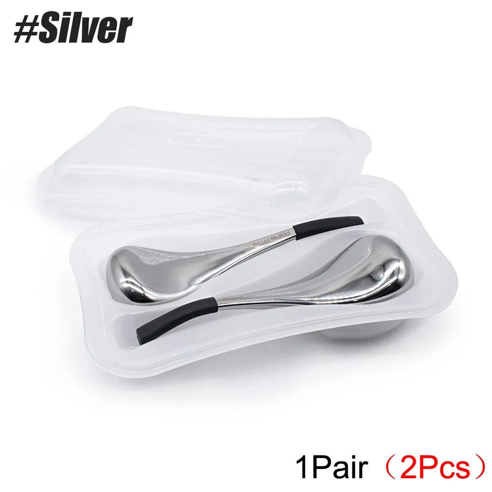 1Pair Ice Globes Face Eyes Cryo Sticks Stainless Steel Beauty Facial Massager Cooling Rollers Skin Care Anti Wrinkles Lift Tool