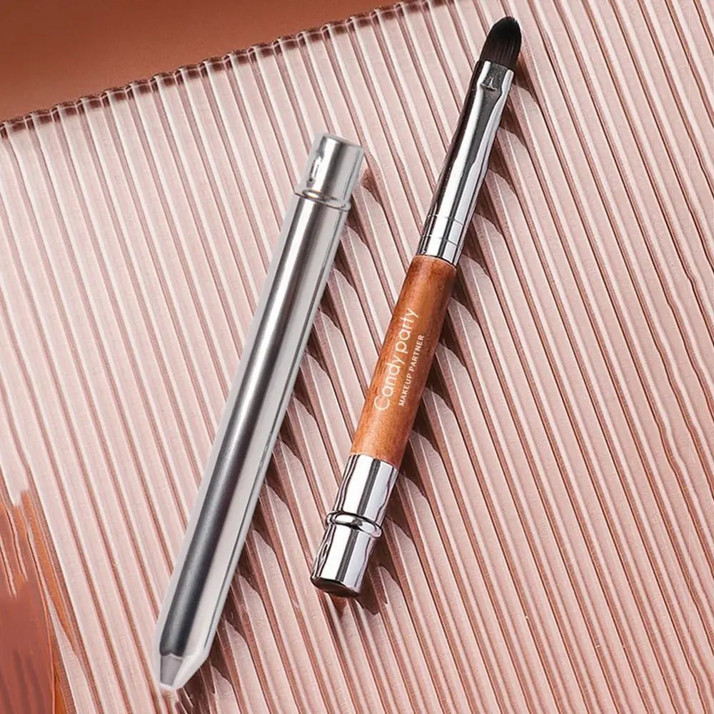 Lip Gloss Brush with Protective Cap