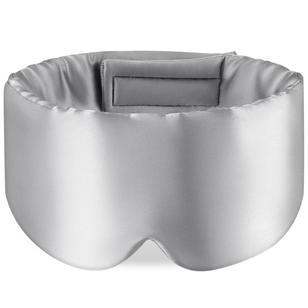 100% Mulberry Silk Sleep Mask with Adjustable Velcro