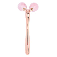 Rose Quartz Jade Roller Facial Massager 3D Massage Face Roller Face-lift Skin Care Tool Thin Face Chin Neck Body Wrinkle Remover
