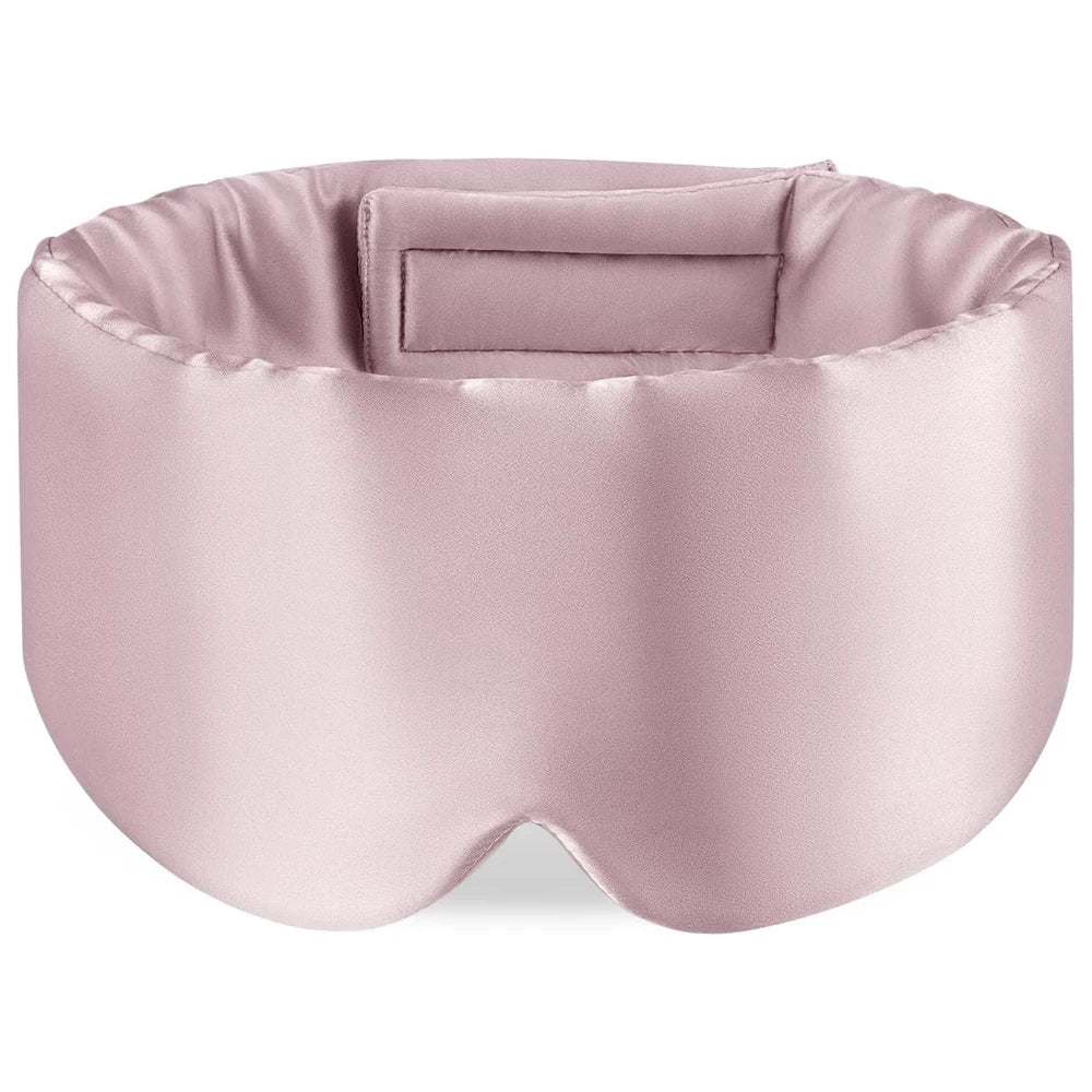 100% Mulberry Silk Sleep Mask with Adjustable Velcro