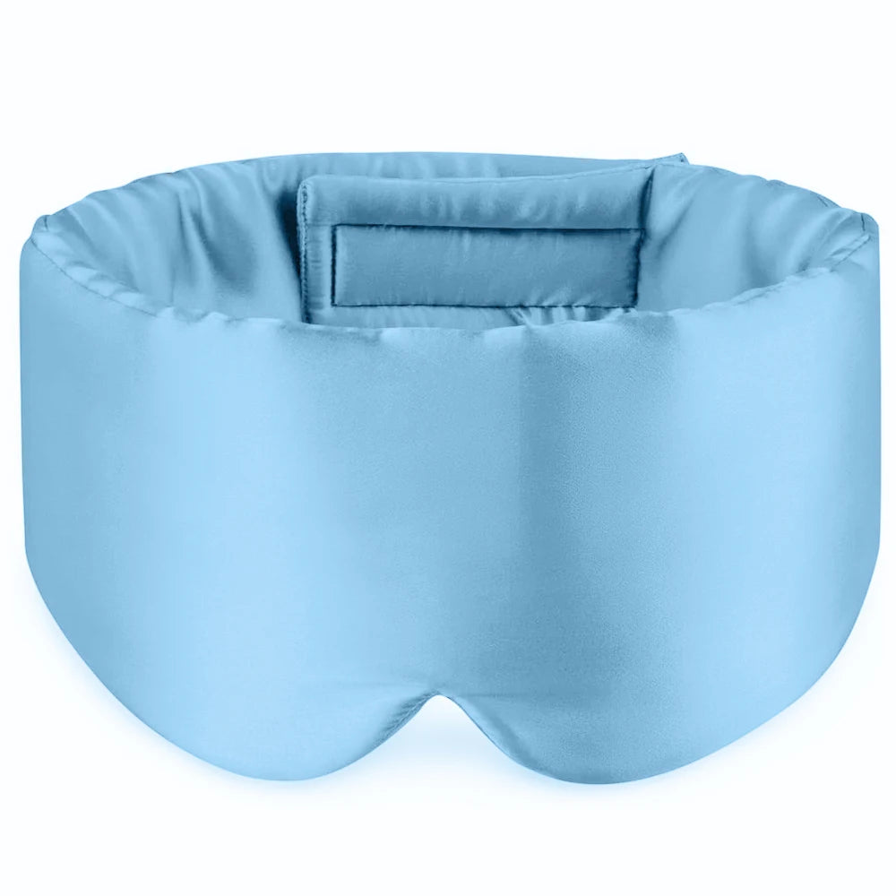100% Mulberry Silk Sleep Mask with Adjustable Velcro