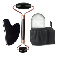 Ice Face Roller & Gua Sha Facial Care Set